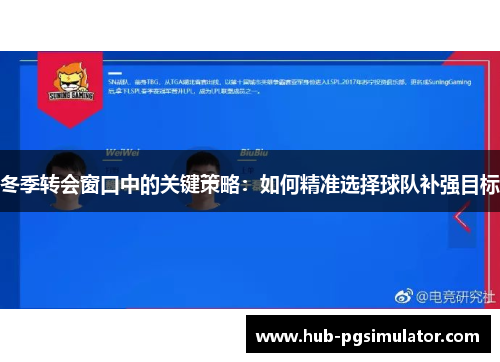 冬季转会窗口中的关键策略：如何精准选择球队补强目标