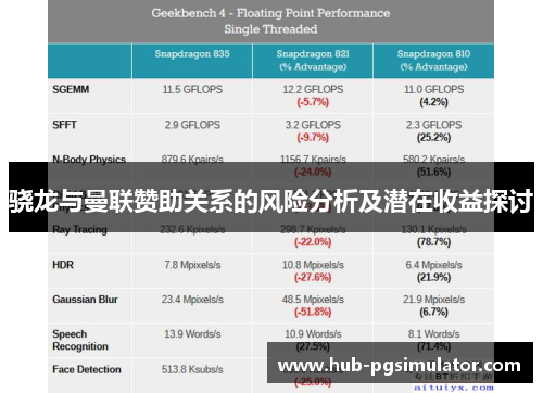 骁龙与曼联赞助关系的风险分析及潜在收益探讨
